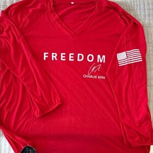 Red Freedom Women's XL Shirt